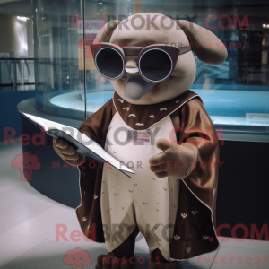 Mascottefiguur van een...