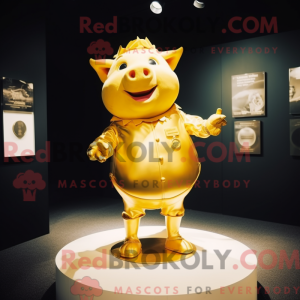 Mascot character of a Gold...