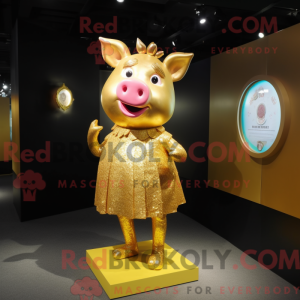 Personagem de máscara de um...
