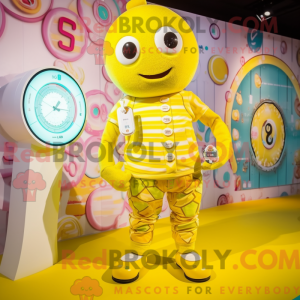Postava maskota Yellow...
