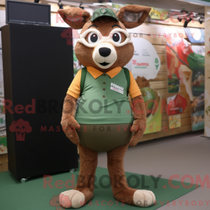 Mascot character of a Olive...