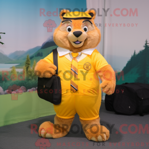 Mascot character of a...