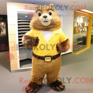Mascot character of a...