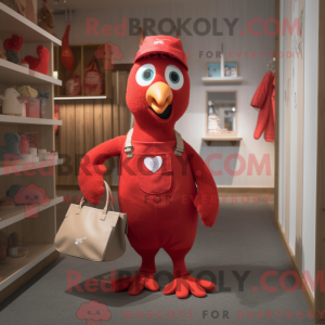 Mascot character of a Red...