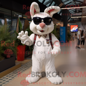Mascot character of a White...