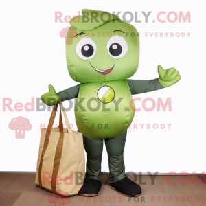 Mascot character of a Olive...