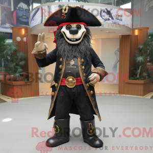 Mascot character of a Black...