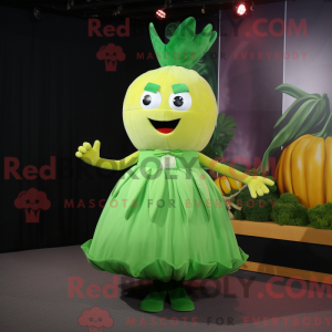 Mascot character of a Green...