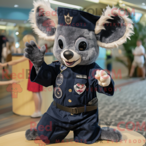 Maskottchen eines Navy...