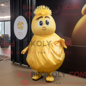 Mascot character of a Gold...