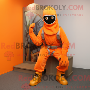 Postava maskota Orange Para...