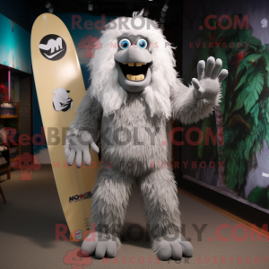 Mascot character of a Gray...