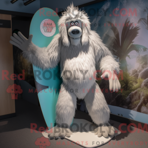 Mascot character of a Gray...