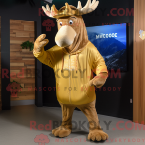 Maskottchen eines goldenen...