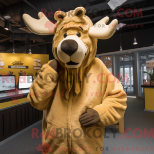 Maskottchen eines goldenen...