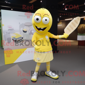 Mascottefiguur van een...