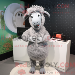 Mascot character of a Gray...