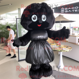 Mascot character of a Black...