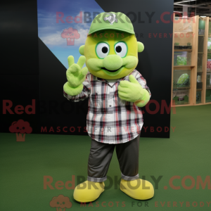 Mascot character of a Lime...