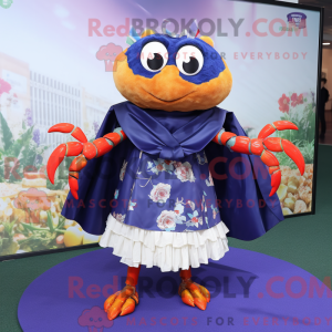 Mascot character of a Navy...