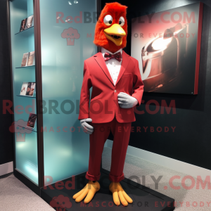 Mascot character of a Red...
