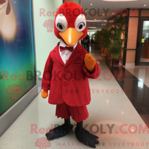 Maskottchenfigur eines Red...
