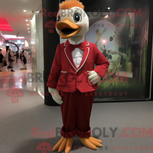 Mascot character of a Red...
