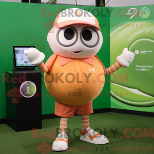 Mascot character of a Peach...