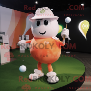 Mascot character of a Peach...