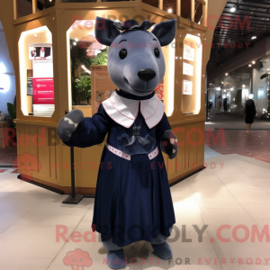 Mascot character of a Navy...