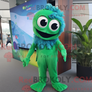Maskot postava Green Betta...