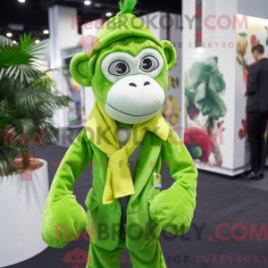 Máscara de macaco de limão...