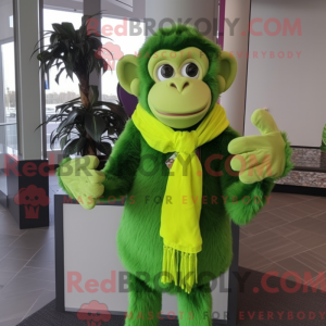 Máscara de macaco de limão...
