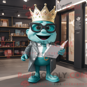 Mascot character of a Teal...