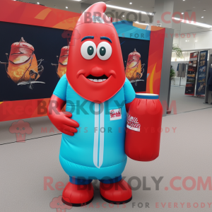 Maskot karakter af en...