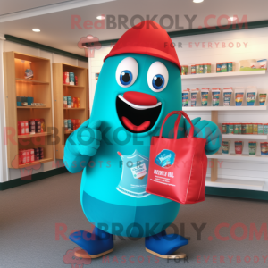 Maskot karakter af en...