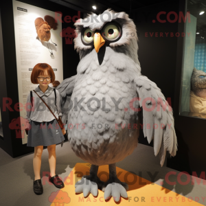 Mascot character of a Gray...