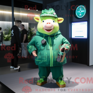 Mascot character of a...