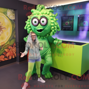 Mascot character of a Lime...