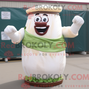 Mascot character of a Cream...