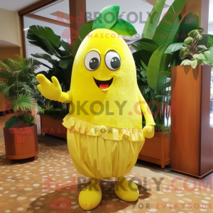 Mascot character of a Lemon...