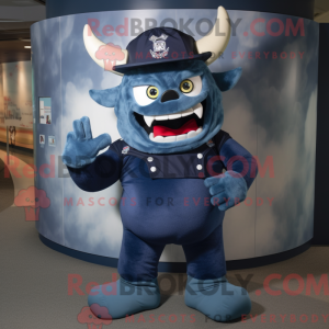 Maskotkarakter af en Navy...