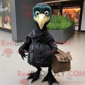 Mascot character of a Black...