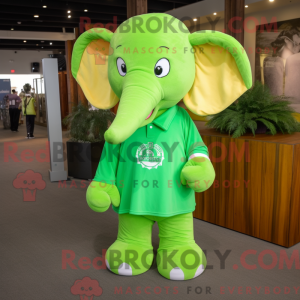 Mascot character of a Lime...