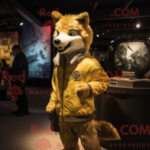 Mascot character of a Gold...