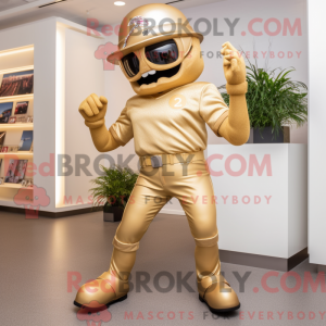 Mascot character of a Gold...