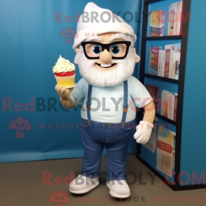 Mascot character of a White...