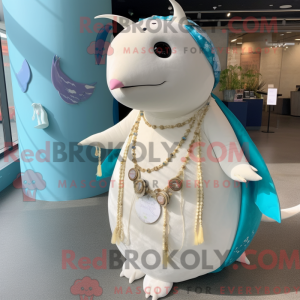 Mascot character of a Cream...