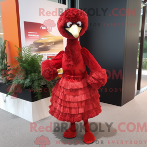 Mascot character of a Red...