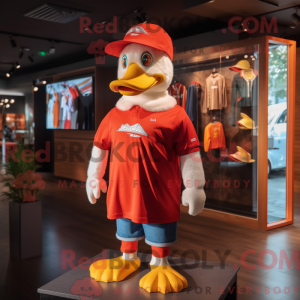 Mascot character of a Red...